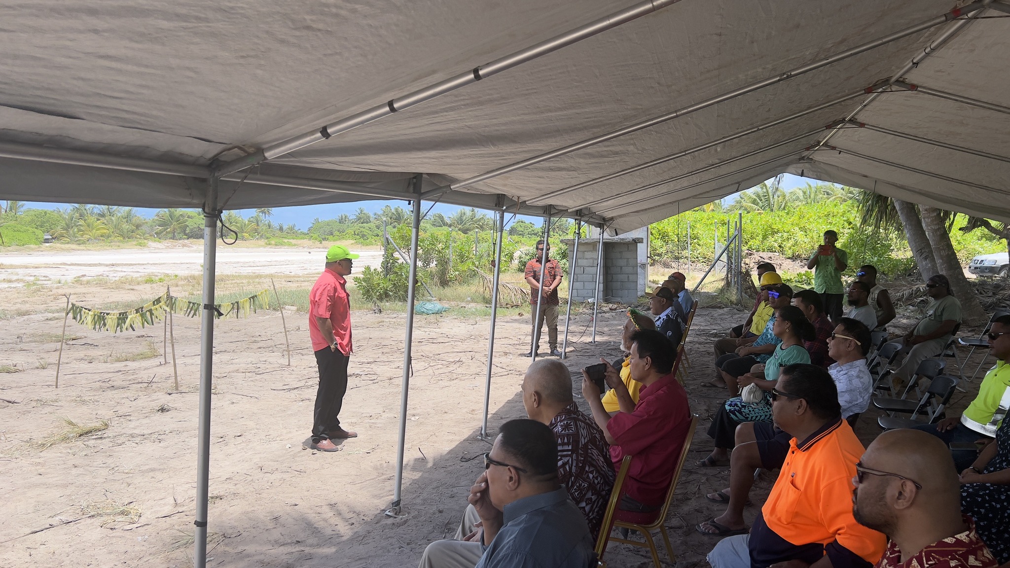 Groundbreaking of new clinic for te Nii-Itikai community.